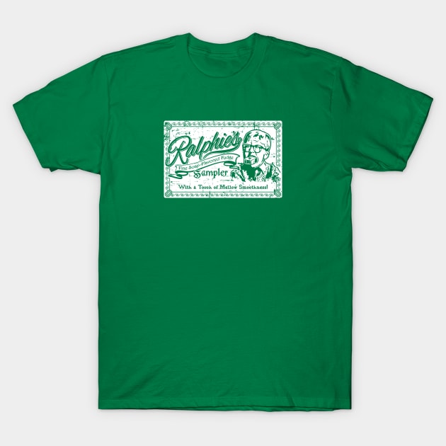 Ralphie's Fine Soap-Flavored Fudge Sampler T-Shirt by SaltyCult